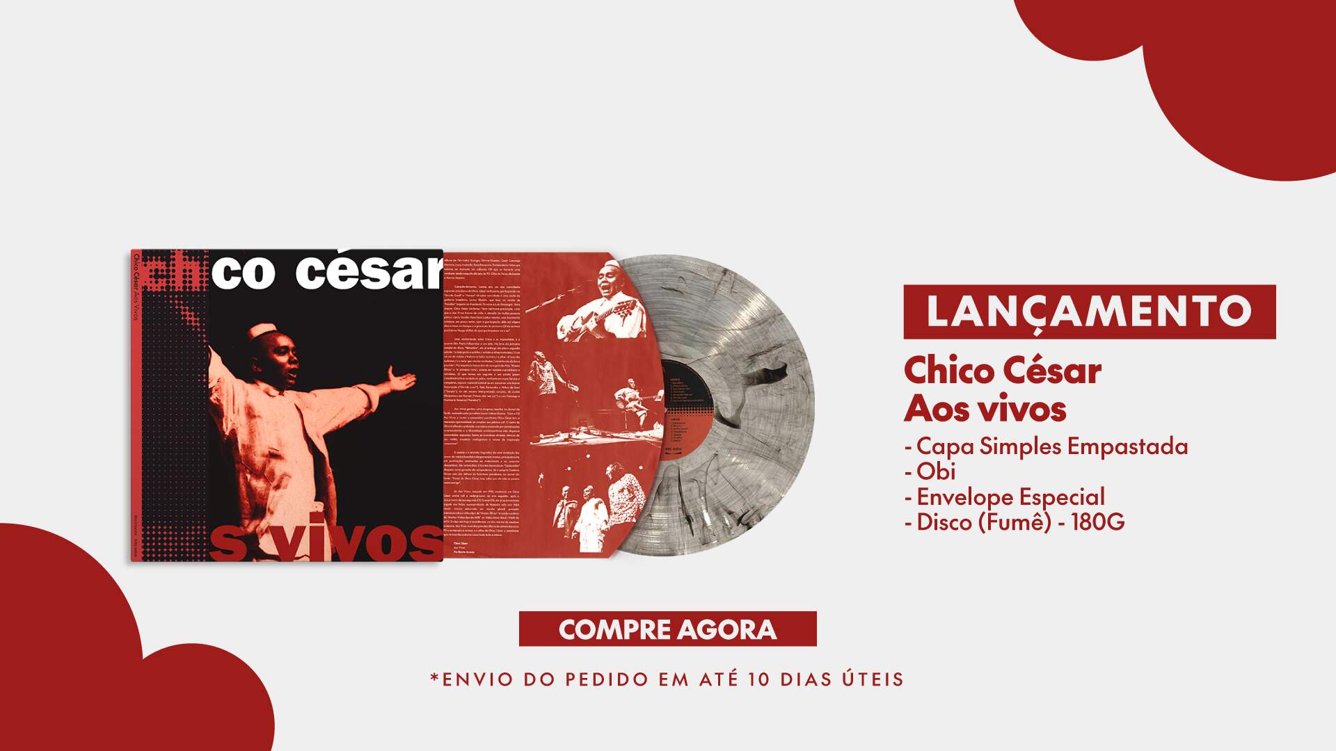 Lançamento Chico César - Aos vivos