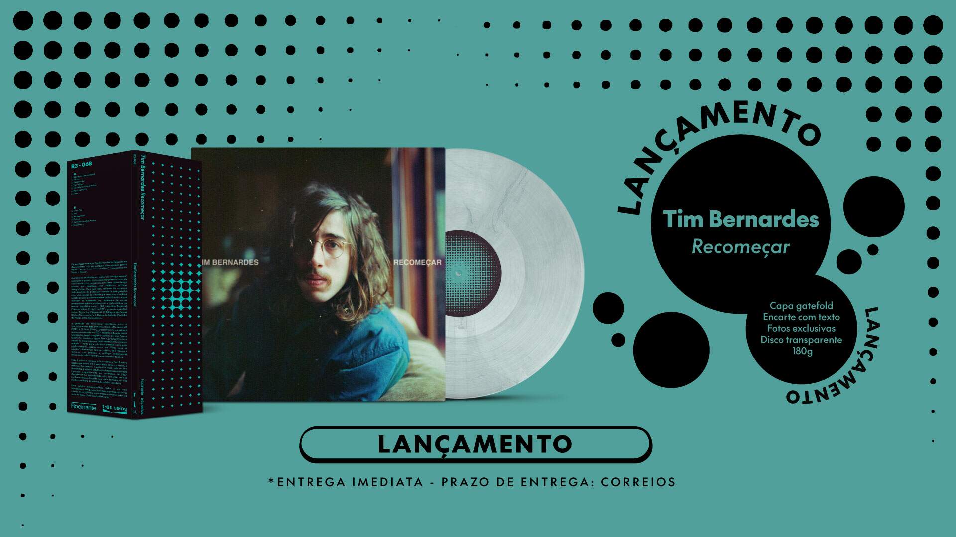 Lançamento - Tim Bernardes - Recomeçar